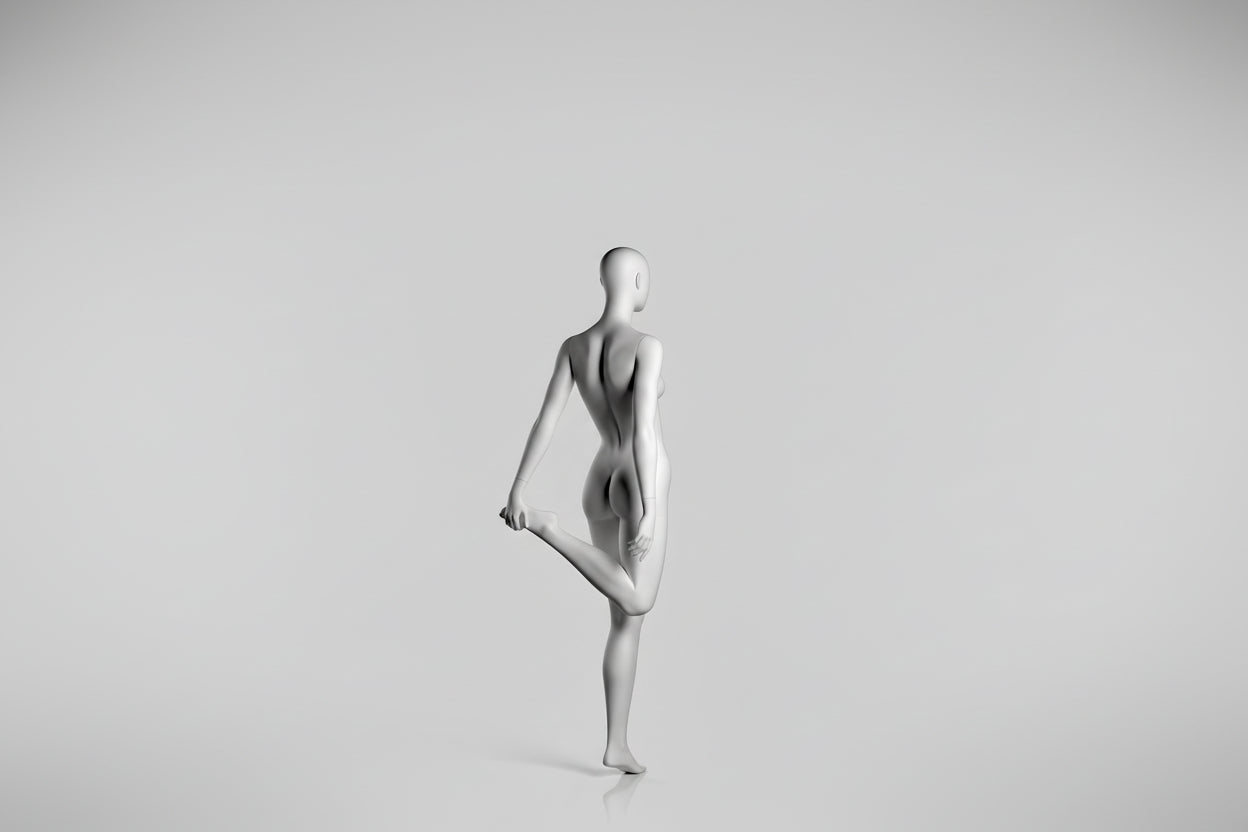 Female Stretch Mannequin - Light Grey (7046)