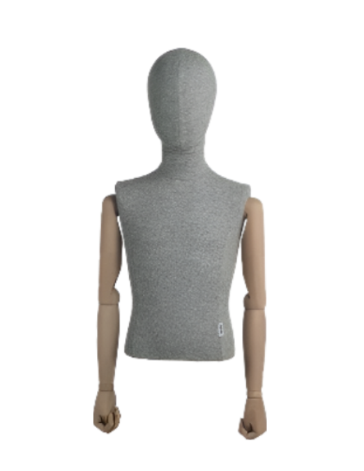 Kids Torso: Grey Articulated Arms 8YO