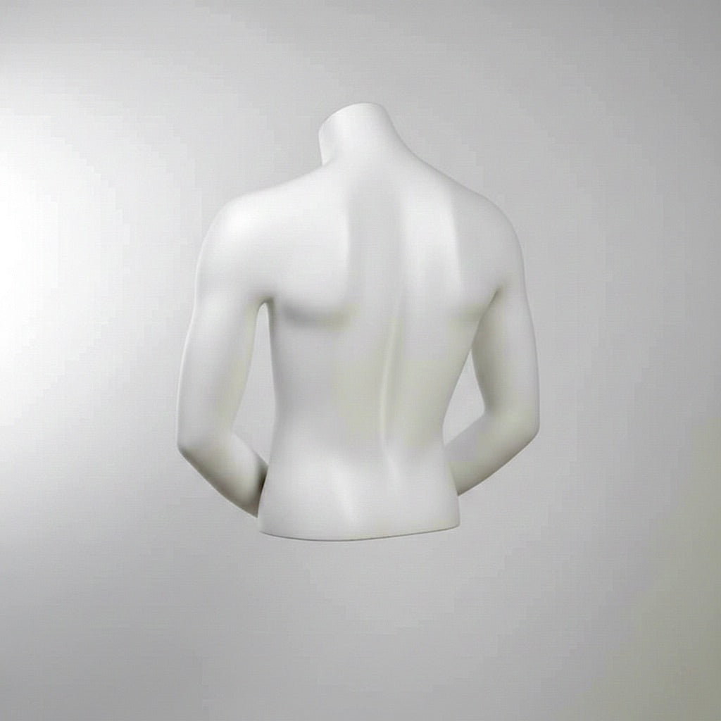 Youth Athletic Torso Mannequin - Headless Dark Grey (7043)