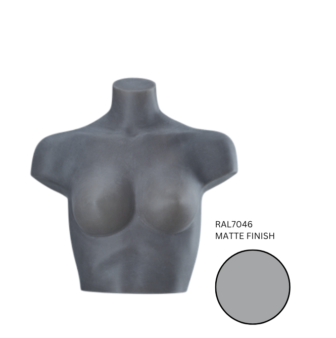 Female Bra Bust Light Grey