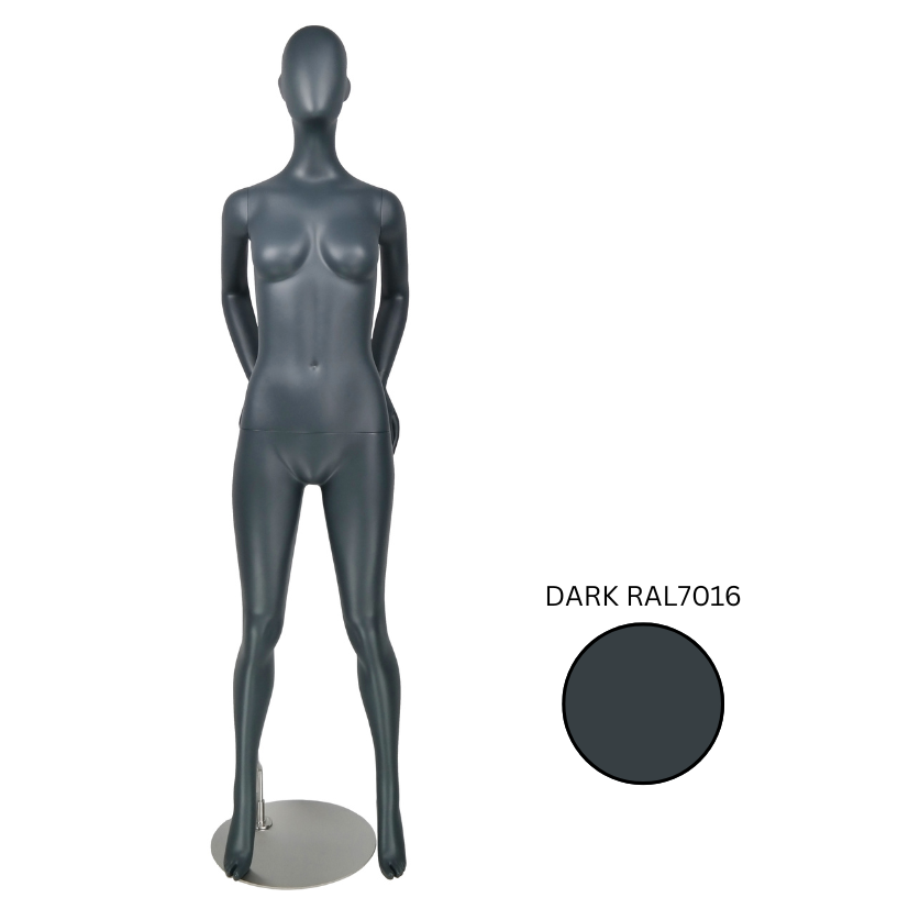 Casual Female Mannequins Hands on Back of Hips