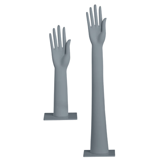 Long Grey Display Hand