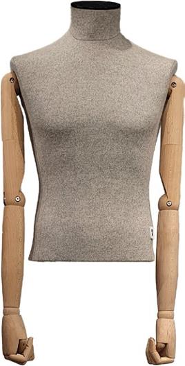 Male Linen Torso With Articulated Arms
