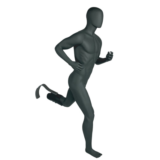 Male Runner with Blade
