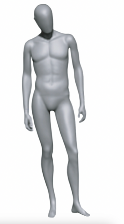 Male Casual Mannequin Left Leg Tilt