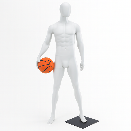 Male Mannequin Ball Under Arm