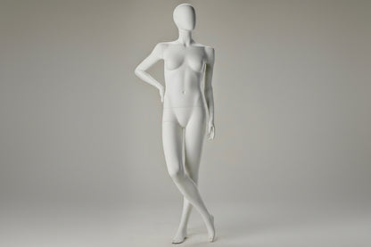 Female Display Mannequin Hand on Hip Crossed Legs | Retail Mannequin