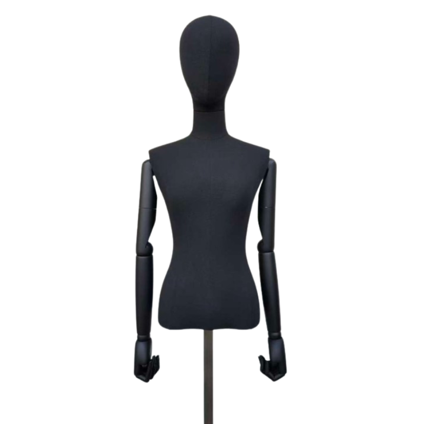 Black Fabric Female Torso