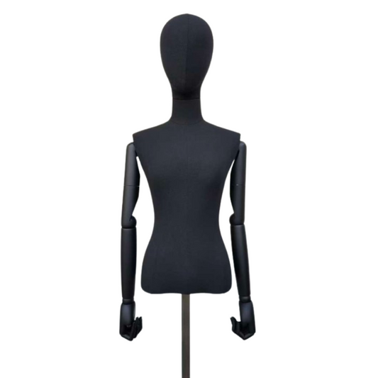 Black Fabric Female Torso