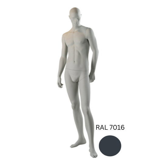 Male Mannequin Grey Leg Forward