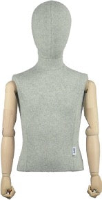 Kids Torso: Grey Articulated Arms 8YO