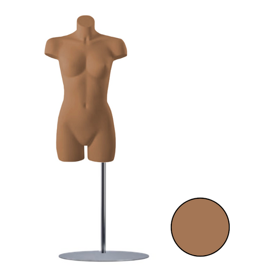 Female Lingerie Torso Mid Tone