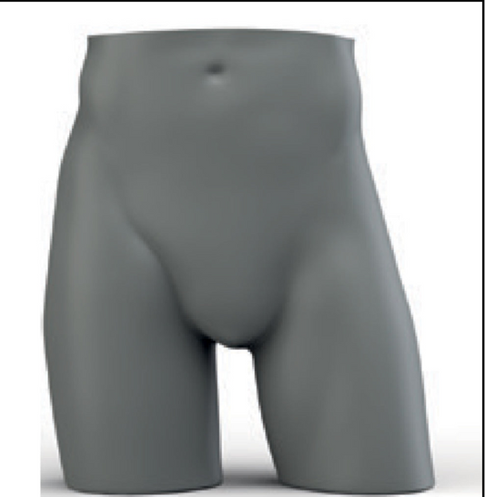 Male Hip Display Form – Telegrey 2 (RAL 7046)