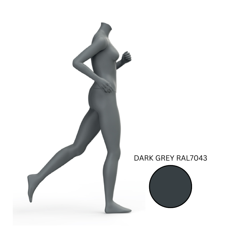 Headless Female Running Mannequin