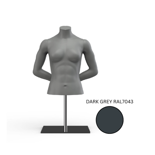 Female Display Bust Dark Grey