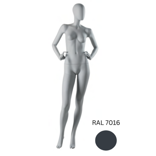 Female Mannequin Grey Hands on Hips