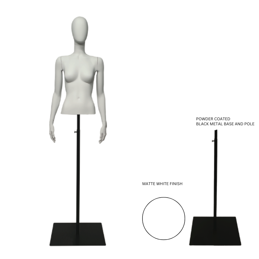 White Female Torso with Head