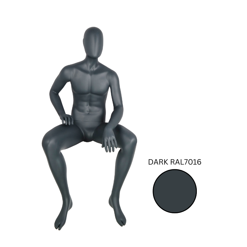 Male Casual Sitting Mannequin
