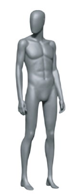 Male Casual Mannequin Head to Side