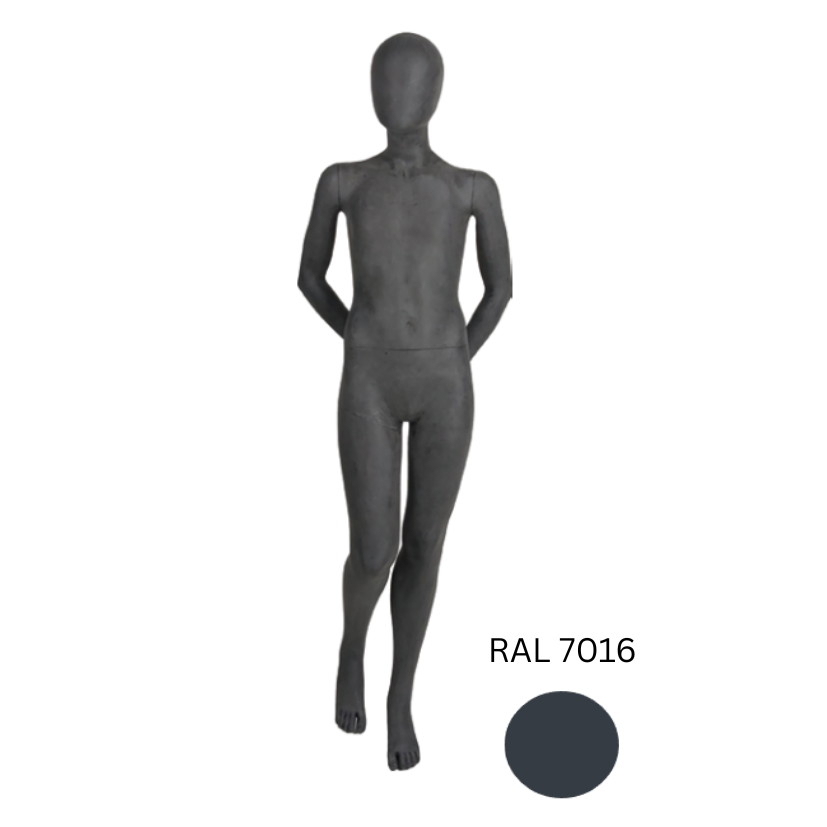 Junior Female Mannequin Dark Grey