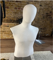 male puzzle bust without arms