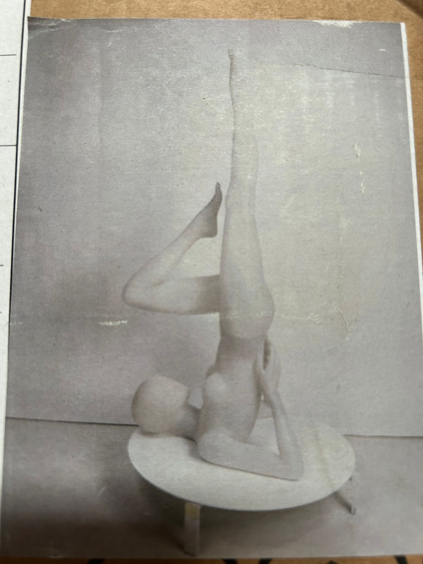 Yoga Mannequin Frosted Finish Shoulder Stand