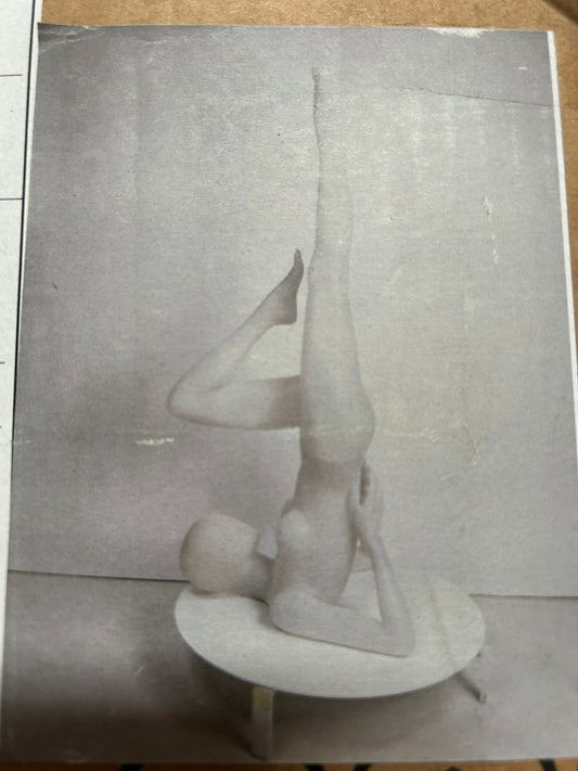 Yoga Mannequin Frosted Finish Shoulder Stand